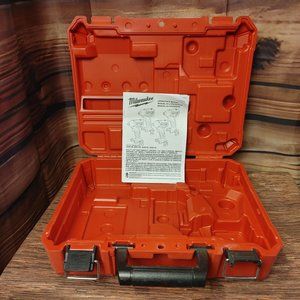 Milwaukee M18 Cordless 1/4" Hex Impact Driver Kit Empty Red Plastic Hard Case